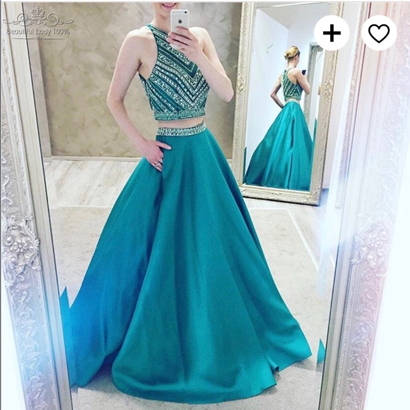 PROM DRESS WORN ONCE - Picture 2 of 2